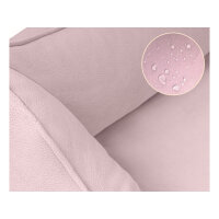 Knuffelwuff orthopädisches Hundebett Oliver aus pflegeleichtem Easy Clean Stoff in Wildlederoptik XXL Rosa