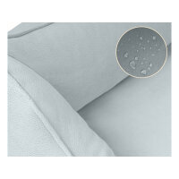 Knuffelwuff orthopädisches Hundebett Oliver aus pflegeleichtem Easy Clean Stoff in Wildlederoptik XL Petrol