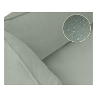 Knuffelwuff orthopädisches Hundebett Oliver aus pflegeleichtem Easy Clean Stoff in Wildlederoptik M-L Mint