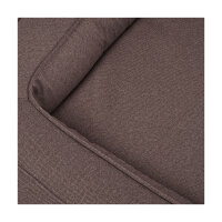 Knuffelwuff Orthopädisches Hundebett aus Velours mit Handwebcharakter Yukon S 70 x 50cm Graubraun