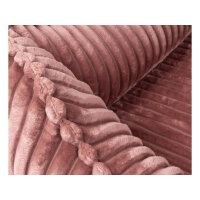 Knuffelwuff orthopädisches Hundebett Sedona aus kuschelig weichem Breitcord S Rosa