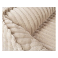 Knuffelwuff orthopädisches Hundebett Sedona aus kuschelig weichem Breitcord XXL Beige