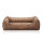 Knuffelwuff orthopädisches Hundebett Sedona aus kuschelig weichem Breitcord XL Braun