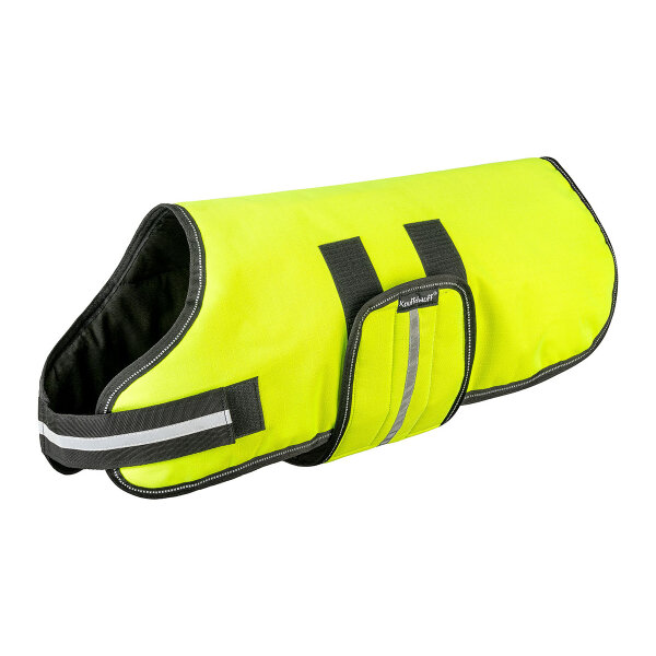 Knuffelwuff Hundemantel Funktionstextil reflektierend Neon 70cm Neon Gelb