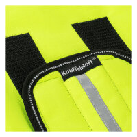 Knuffelwuff Hundemantel Funktionstextil reflektierend Neon 70cm Neon Gelb