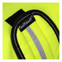 Knuffelwuff Hundemantel Funktionstextil reflektierend Neon 25cm Neon Gelb