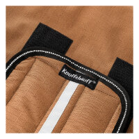 Knuffelwuff Hundemantel Funktionstextil reflektierend 45cm Braun
