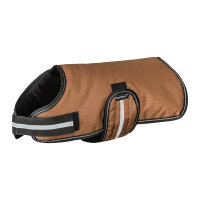 Knuffelwuff Hundemantel Funktionstextil reflektierend 30cm Braun