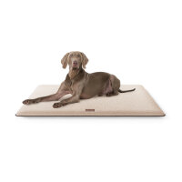 Knuffelwuff kuschelige Hundematte Calliope aus Teddy Material 88x55 Beige
