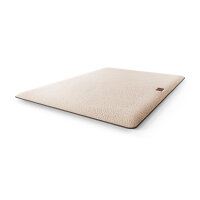 Knuffelwuff kuschelige Hundematte Calliope aus Teddy Material 88x55 Beige