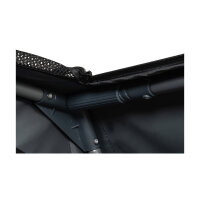 Knuffelwuff faltbare Hundebox Auto Transportbox Alverstone mit Aluminiumgestell für den Kofferraum L 76x51x48cm