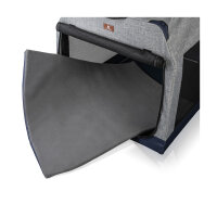 Knuffelwuff faltbare Hundebox Transportbox Denali mit Aluminiumgestell XL 91x61x58cm
