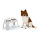 Knuffelwuff Highbar Futterstation Small 2x 950ml