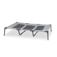 Knuffelwuff Hundeliege In und Outdoor mit Sonnenschutz Dach XXL 122x92x95cm