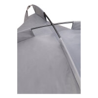 Knuffelwuff Hundeliege In und Outdoor mit Sonnenschutz Dach XXL 122x92x95cm