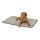 Knuffelwuff Kunstleder Hundematte Cheyenne XL 105 x 73cm Taupe