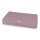 Faltbare Reisematte Orthopädisch Tacoma aus Velours mit Handwebcharakter 140 x 120cm Rosa