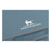 Faltbare Reisematte Orthopädisch Tacoma aus Velours mit Handwebcharakter 140 x 120cm Hellblau