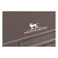 Faltbare Reisematte Orthopädisch Tacoma aus Velours mit Handwebcharakter 140 x 120cm Graubraun