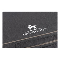 Faltbare Reisematte Orthopädisch Tacoma aus Velours mit Handwebcharakter 140 x 120cm Anthrazit