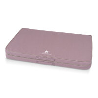 Faltbare Reisematte Orthopädisch Tacoma aus Velours mit Handwebcharakter 120 x 100cm Rosa