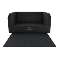 Knuffelwuff Cargo Hunde Auto Transportbox Sicherheit für den Hund und Sitzschutz für den Kofferraum Größe 3 - 105 x 80 x 39cm