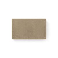 Knuffelwuff orthopädische Hundematte Ellenie aus Teddymaterial und Velours 140 x 100cm Beige