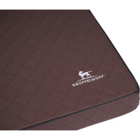 Knuffelwuff Orthopädische Hundematte Juna aus laser-gestepptem Kunstleder XXL 110x66cm Braun