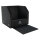 Knuffelwuff Cargo Hunde Auto Transportbox Sicherheit für den Hund und Sitzschutz für den Vordersitz Größe 3 - 55 x 45 x 35cm Schwarz
