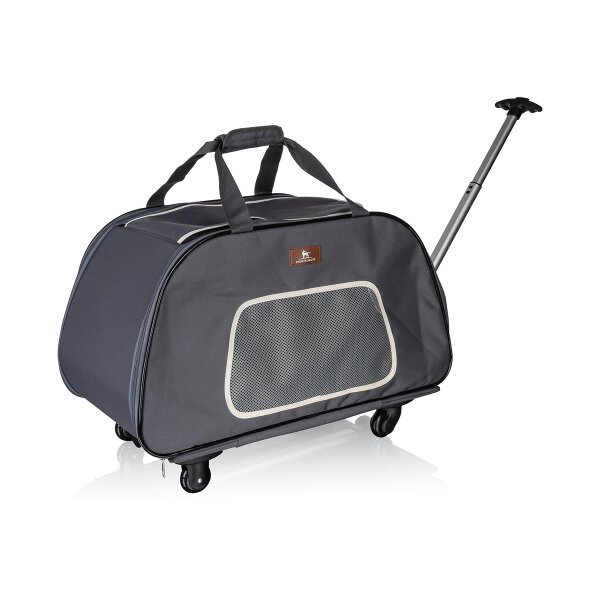 Knuffelwuff faltbarer Hunde Trolley Prineville - Transporttasche Hundewagen rollbar mit Griff S 56x35x33cm