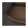 Knuffelwuff Orthopädisches Hundebett Outback aus laser-gestepptem Kunstleder S 70 x 50cm Schwarz/Taupe