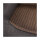 Knuffelwuff Orthopädisches Hundebett Outback aus laser-gestepptem Kunstleder S 70 x 50cm Schwarz/Braun