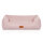 Knuffelwuff Hundebett Emma aus Velours mit feinem Handwebcharakter in Pastellfarben S 70 x 50cm Rosa