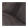 Knuffelwuff Orthopädisches Hundebett Leano aus Velours mit Handwebcharakter S 70 x 50cm Schwarz