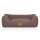 Knuffelwuff Hundebett Lotte aus Velours mit feinem Handwebcharakter S 70 x 50cm Graubraun