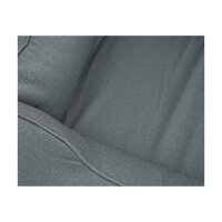 Knuffelwuff Orthopädisches Wasserabweisendes Hundebett Leon aus Velours mit Handwebcharakter S 70 x 50cm Petrol