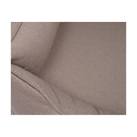 Knuffelwuff Orthopädisches Wasserabweisendes Hundebett Leon aus Velours mit Handwebcharakter XXL 120 x 85cm Beige/Grau