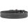 Knuffelwuff weiches Echtleder Hundehalsband Midpines Schwarz 45-52cm, 3,0cm