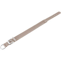 Knuffelwuff weiches Echtleder Hundehalsband Glendale Stone 38-45cm, 4cm