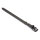 Knuffelwuff weiches Echtleder Hundehalsband mit Schnallenschutz Detroit Schwarz 60-68cm, 4,5cm
