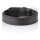 Knuffelwuff weiches Echtleder Hundehalsband mit Schnallenschutz Detroit Schwarz 50-58cm, 3,8cm