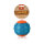 Knuffelwuff Hundespielzeug Quietschball aus Gummi 9cm