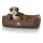 Knuffelwuff Kunstleder Hundebett Sidney S 70 x 50cm Braun