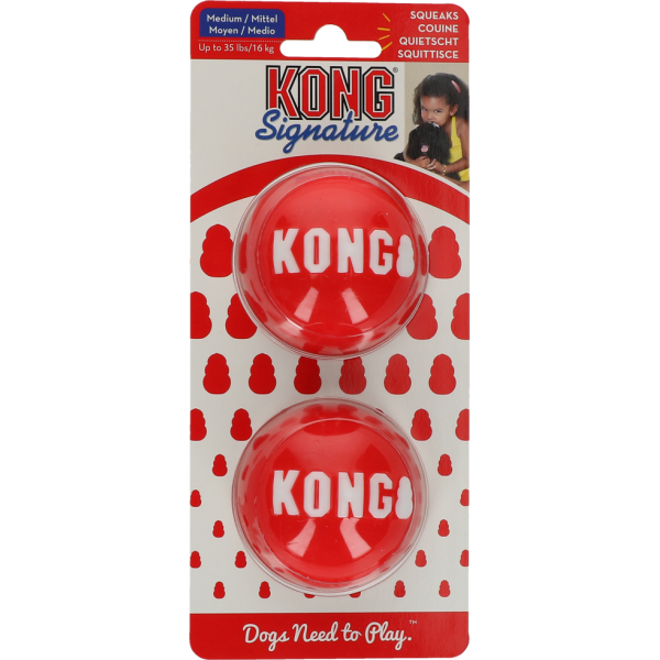 KONG Signature Ball 2-Pack