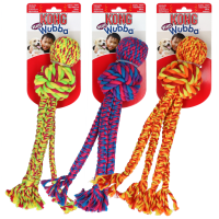 KONG Wubba Weaves mit Seil Assorti