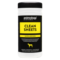 Animology Clean Sheets Extra Large Dog Wipes 80 pcs