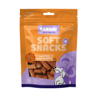 Braaaf Soft Snack mit Thunfischstabchen mit Kurbis und Selle