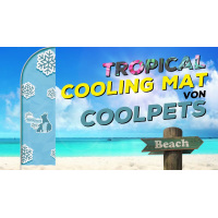 CoolPets Tropical Premium Cooling Mat Flamingo