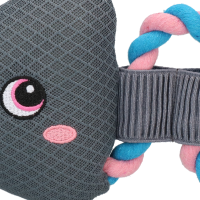 CoolPets Pull Me! Fishy Rope Flamingo