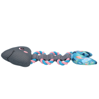 CoolPets Pull Me! Fishy Rope Flamingo